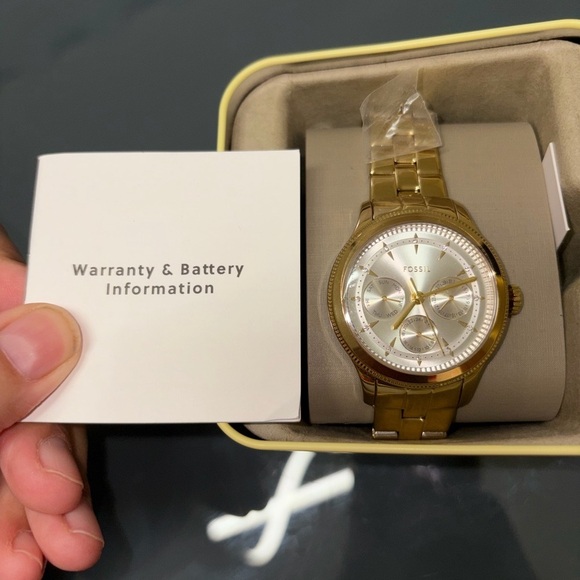 Fossil Jewelry - FOSSIL Brynn Multifunction Gold-Tone Stainless Steel Watch